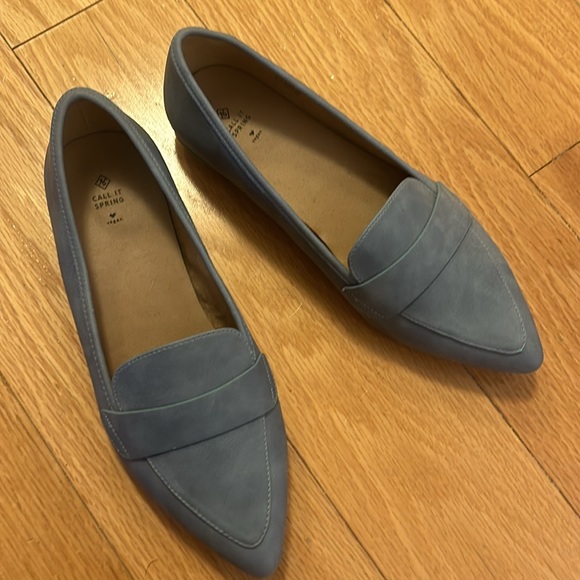 Like new blue suede loafers - size 8 - Picture 3 of 3